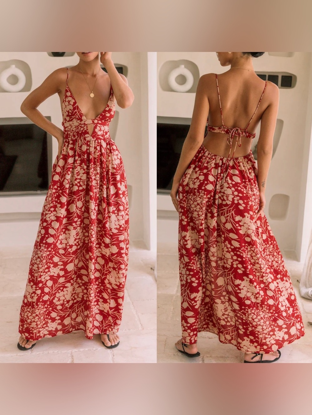 Fortunate One Hello Molly Explore The Colours Maxi Dress Floral Size Medium